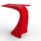 Design high outdoor table H 100 cm, in polyethylene, Wing Vondom Viadurini