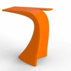 Design high outdoor table H 100 cm, in polyethylene, Wing Vondom Viadurini