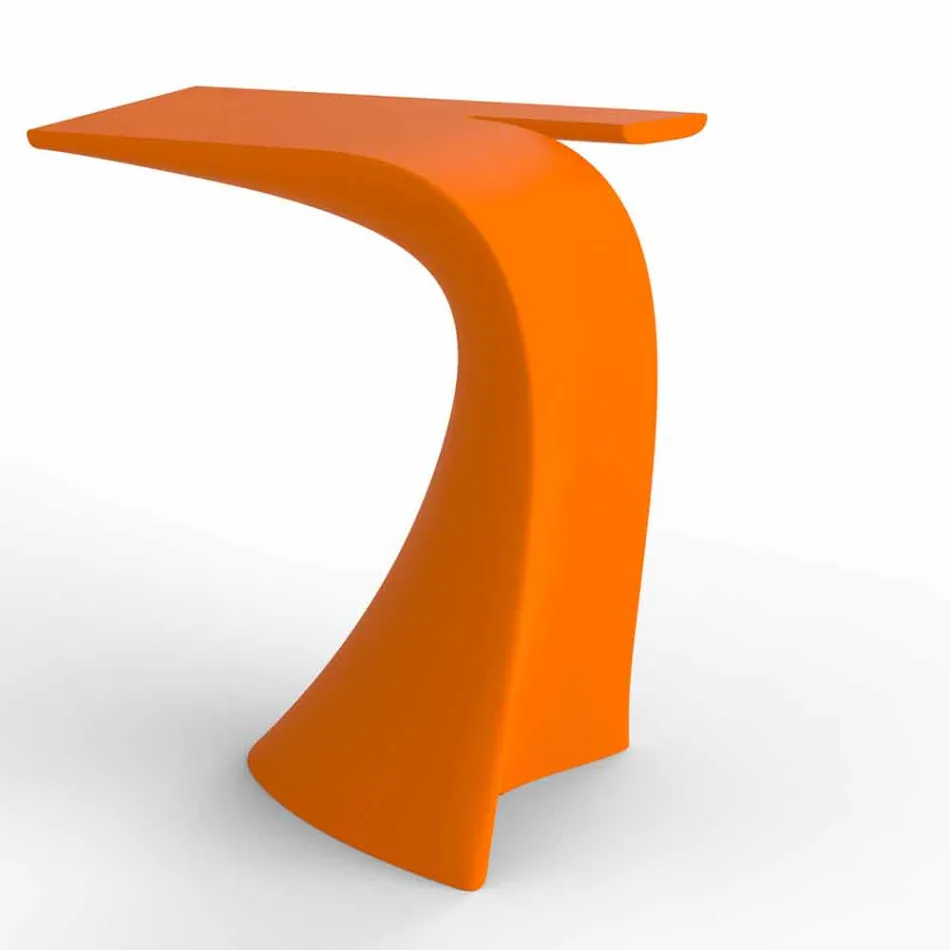 Design high outdoor table H 100 cm, in polyethylene, Wing Vondom Viadurini