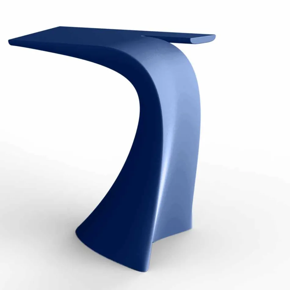 Design high outdoor table H 100 cm, in polyethylene, Wing Vondom Viadurini