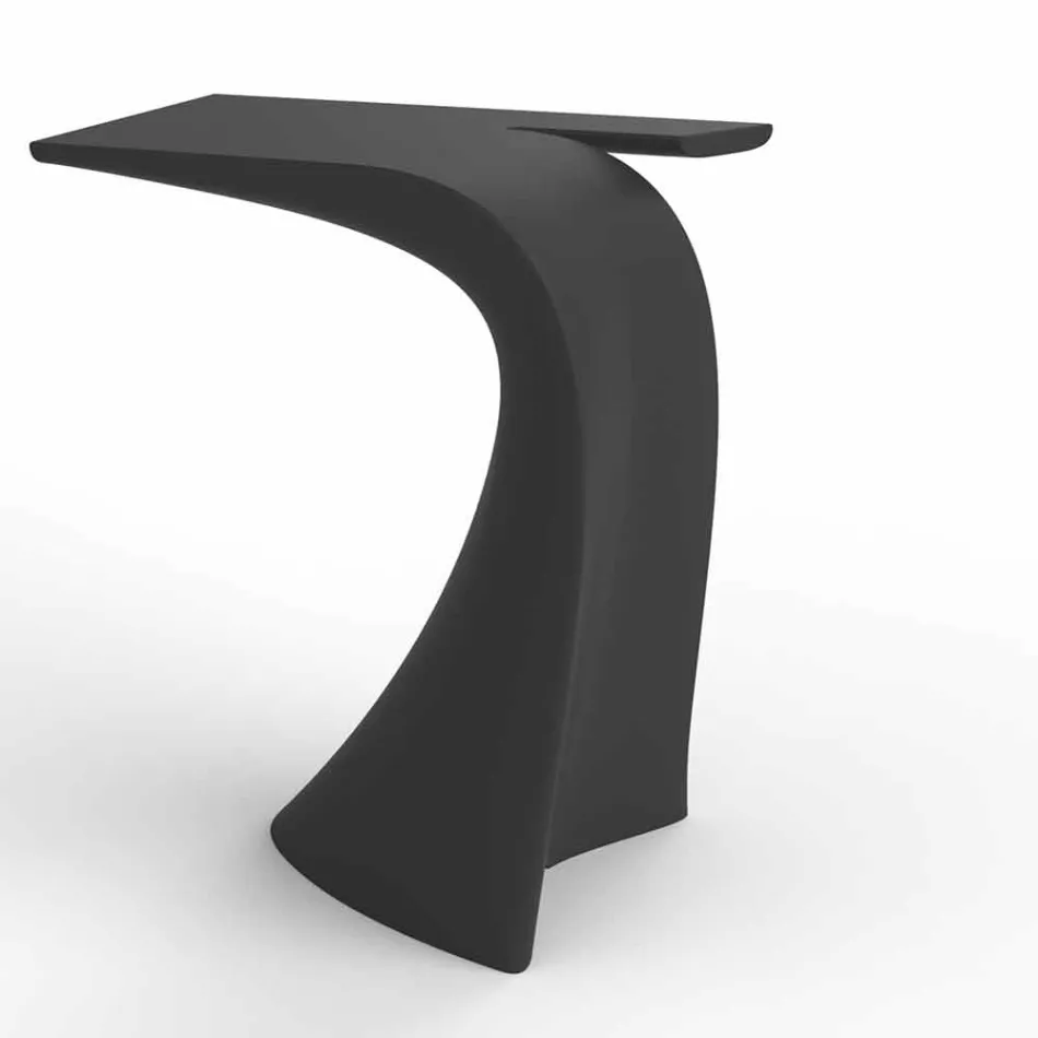 Design high outdoor table H 100 cm, in polyethylene, Wing Vondom Viadurini