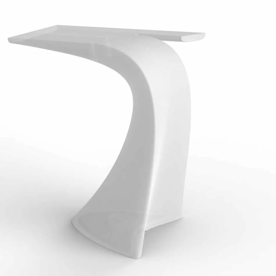 Design high outdoor table H 100 cm, in polyethylene, Wing Vondom Viadurini