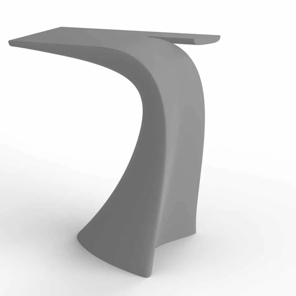 Design high outdoor table H 100 cm, in polyethylene, Wing Vondom Viadurini