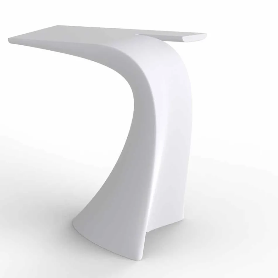 Design high outdoor table H 100 cm, in polyethylene, Wing Vondom Viadurini