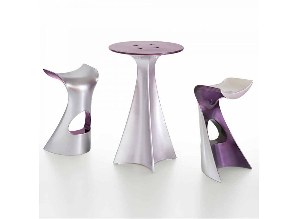 Modern Design High Table, in Polyethylene - Jet Next by Slide Viadurini