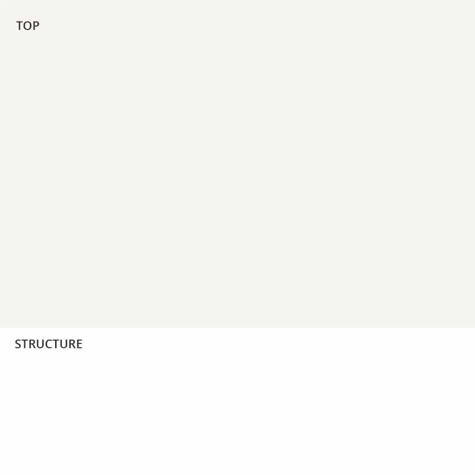 High Polyethylene Table with Round Hpl Top Made in Italy - Tinuccia Viadurini