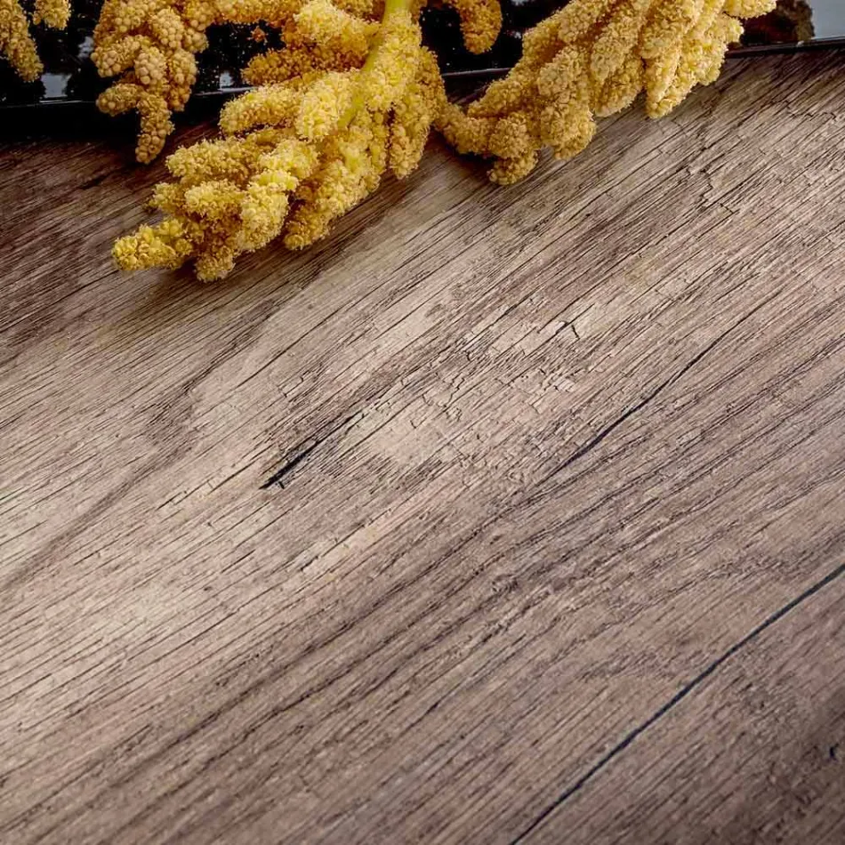 Table with Extendable Top Up to 334 cm Wood Effect Made in Italy - Bavaria Viadurini