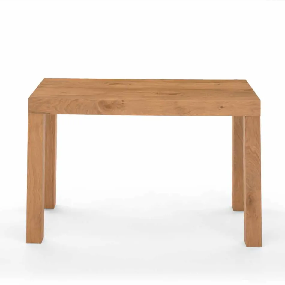 Extendable Console Table in Veneered Wood Made in Italy - Gordito Viadurini