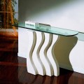 Vicenza natural stone and crystal console table Ciril, Classic design