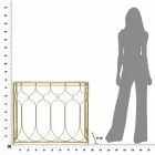 Modern Design Rectangular Iron Console Table - Karine Viadurini