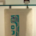 Rectangular stone console table and design crystal Soter Viadurini