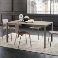 Extendable Kitchen Table Up to 240 cm in Fenix Made in Italy - Maltese