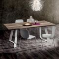 Hpl Kitchen Table with Precious Made in Italy Metal Base - Pinocchio