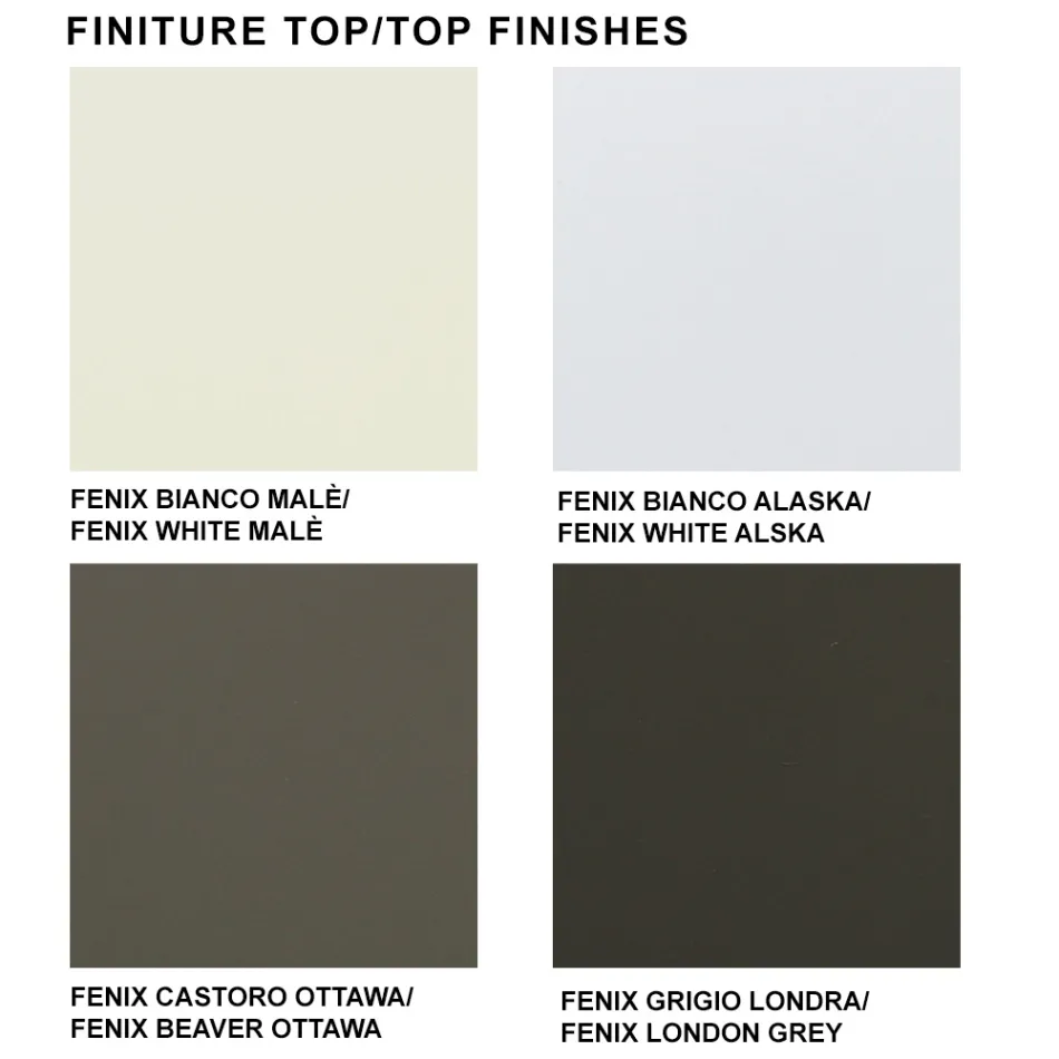 Fenix Kitchen Table Extendable up to 300 cm Made in Italy - Grotta Viadurini