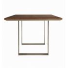 Kitchen Table in Solid Wood and Iron Legs Made in Italy - Pegasus Viadurini