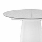 Round Kitchen Table Extendable to 160 cm Made in Italy - Connubia Hey Gio Viadurini