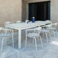 Outdoor Table Extendable to 250 cm in Metal Made in Italy - Beverly