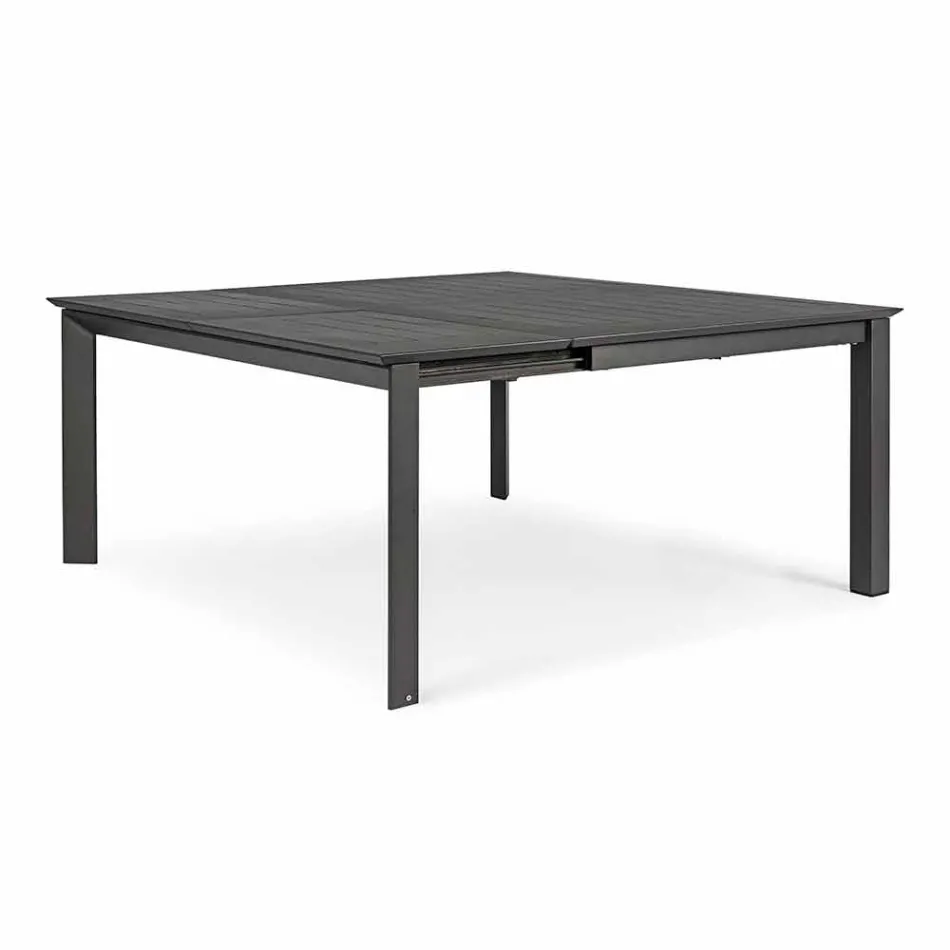 Extendable Outdoor Table Up to 160 cm in Aluminum Homemotion - Andries Viadurini