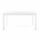 Extendable Outdoor Table Up to 160 cm in Aluminum Homemotion - Andries Viadurini