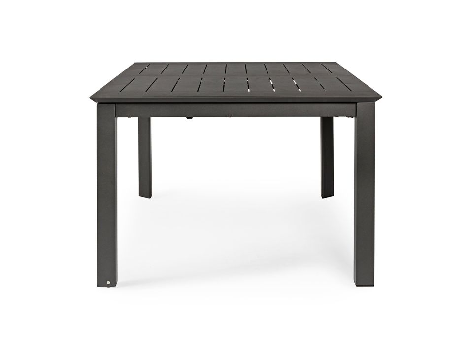 Extendable Outdoor Table up to 160 cm in Aluminium, Homemotion - Andries Viadurini
