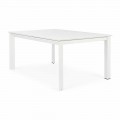 Extendable Outdoor Table Up to 160 cm in Aluminum, Homemotion - Andries
