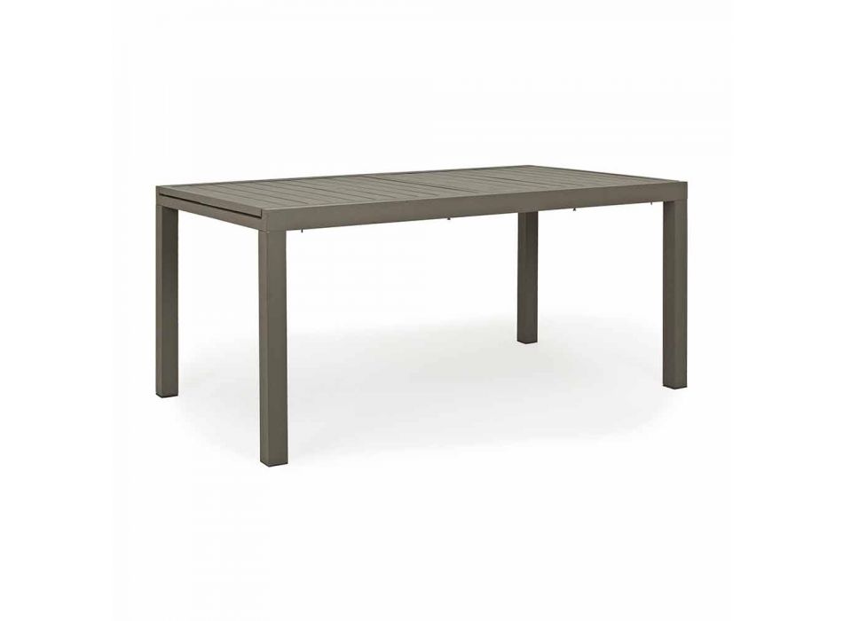 Extendable Outdoor Table Up to 240 cm in Aluminum, Homemotion - Arold Viadurini