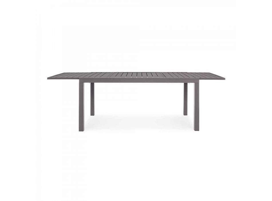 Extendable Outdoor Table Up to 240 cm in Aluminum, Homemotion - Arold Viadurini