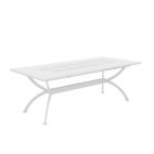Extendable Outdoor Table Up to 320 cm in Galvanized Steel Made in Italy - Pearl Viadurini