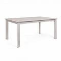 Extendable Outdoor Table Up to 240 cm in Aluminum Homemotion - Casper