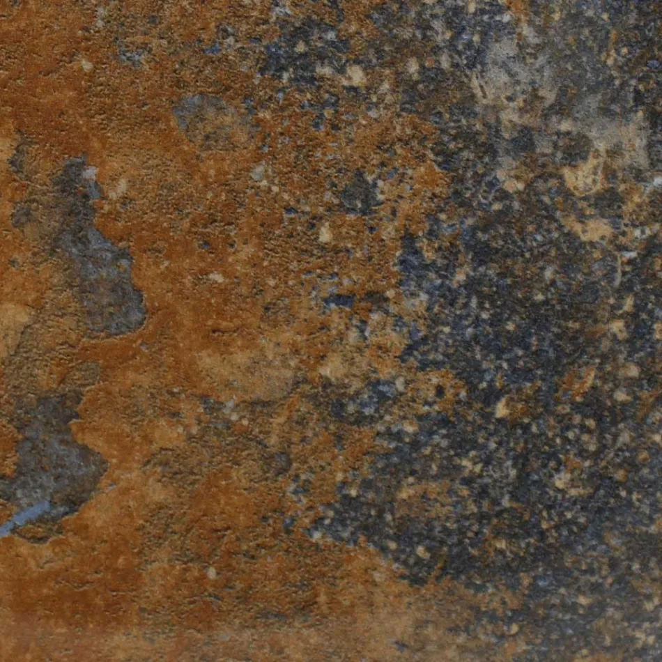 Outdoor Table with Wooden Base and Ceramic Top Thunderstorm - Infinity Viadurini