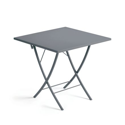 Galvanized Steel Outdoor Table Made in Italy - Blair Viadurini