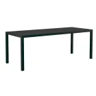 Rectangular Galvanized Steel Outdoor Table Made in Italy - Azul Viadurini