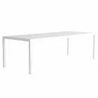 Outdoor Table in Aluminum of Modern Design for Garden - Mississippi2 Viadurini