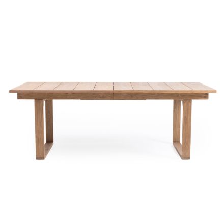 Outdoor Table in Teak Wood Extendable to 270 cm - Marie Viadurini