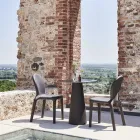 Modern Outdoor Table in Hpl and Matt Polyethylene Made in Italy - Forlina Viadurini