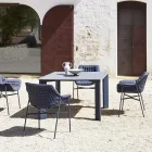 Outdoor Table Hpl Top or Ceramic Made in Italy - Plinto by Varaschin Viadurini