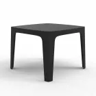 Solid square outdoor table by Vondom in polypropylene, design Viadurini