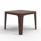 Solid square outdoor table by Vondom in polypropylene, design Viadurini