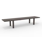 Garden Table Extendable to 400 cm in Steel Made in Italy - Selvaggia Viadurini