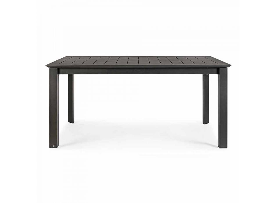 Extendable Garden Table Up to 240 cm in Aluminum Homemotion - Pemberton Viadurini