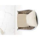 Garden Table with 4 Chairs in Aluminum and Weaving - Artes Viadurini