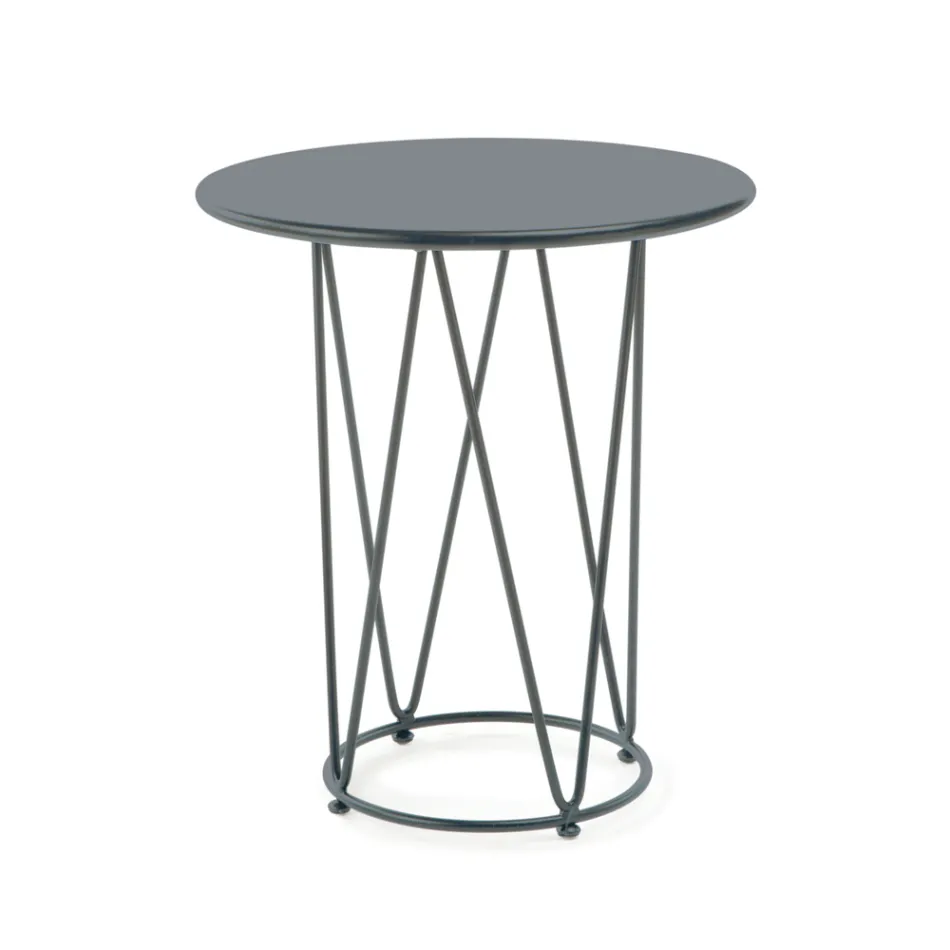 Steel Garden Table of Various Sizes Made in Italy - Brienne Viadurini