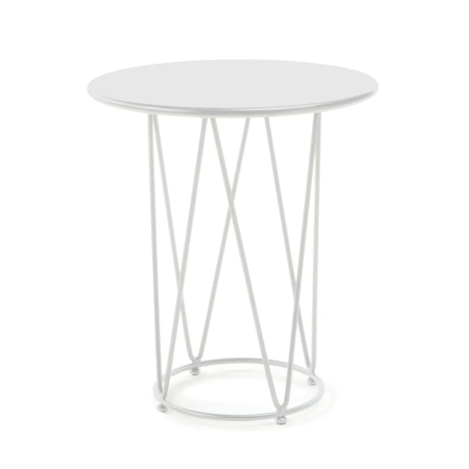 Steel Garden Table of Various Sizes Made in Italy - Brienne Viadurini