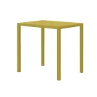 Rectangular Galvanized Steel Garden Table Made in Italy - Azul Viadurini