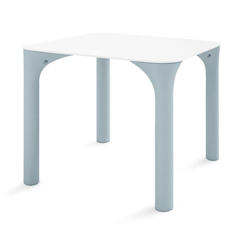 Garden Table in Hpl with Polyethylene Legs Made in Italy - Glen Viadurini