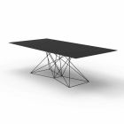 Modern garden table in polypropylene and stainless steel Faz Vondom Viadurini