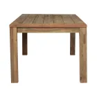 Rectangular Garden Table Made of Recycled Teak - Elianto  Viadurini