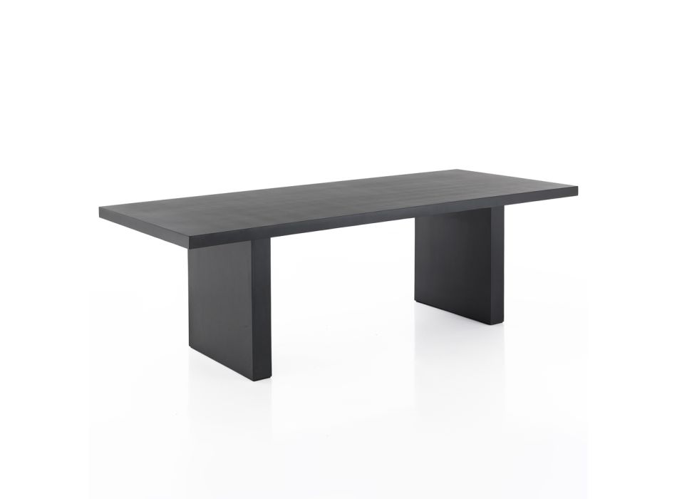 Indoor and Outdoor Table in Cement Resin - Aquamarine Viadurini
