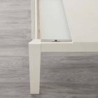 Extendable dining table 130x80 open 190 cm Fiumicino, design Viadurini