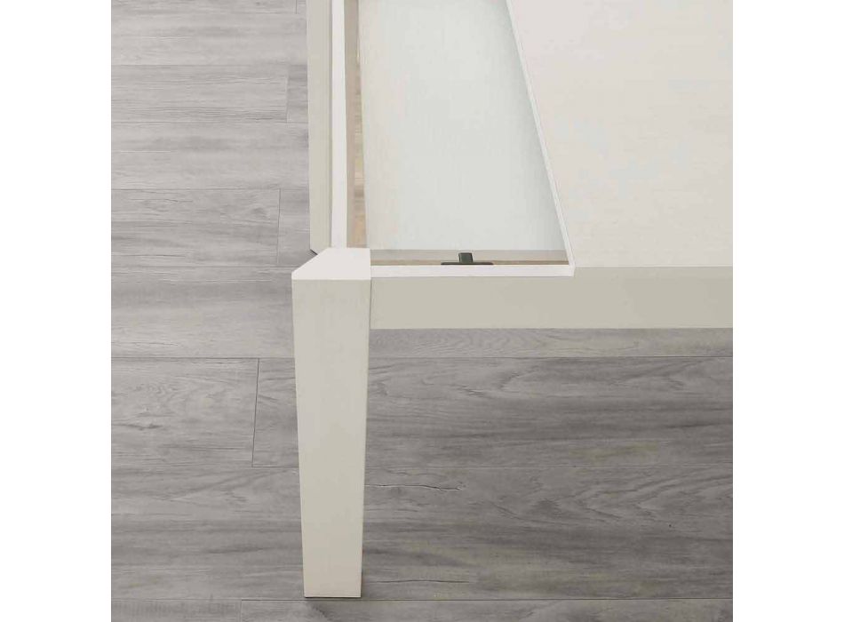 Extendable dining table 130x80 open 190 cm Fiumicino, design Viadurini
